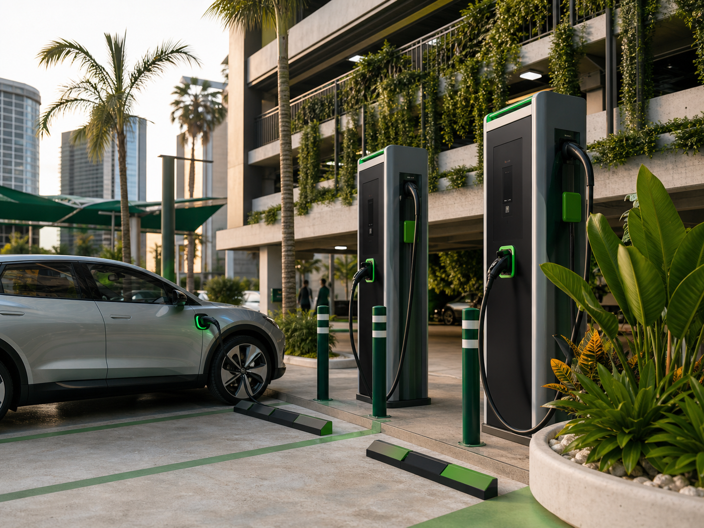 EV charging and parking hub in Lagos